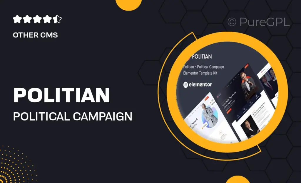 Politian – Political Campaign & Elections Elementor Template Kit 20 Politian – Political Campaign & Elections Elementor Template Kit