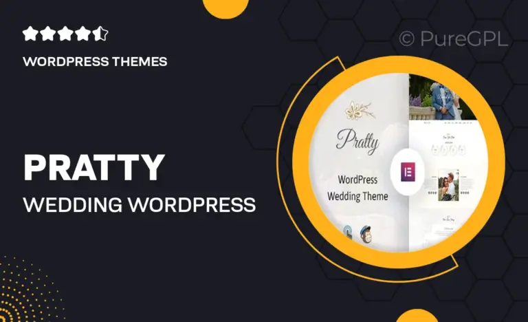 pratty wedding wordpress theme