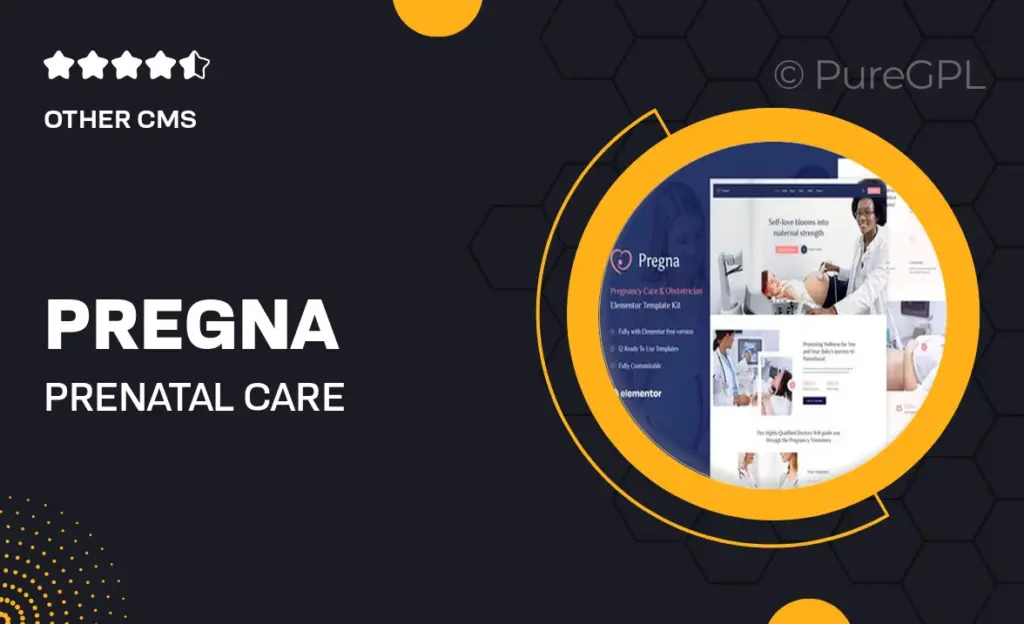Pregna – Prenatal Care & Obstetrician Elementor Template Kit 21 Pregna – Prenatal Care & Obstetrician Elementor Template Kit