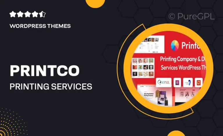 printco printing services wordpress theme