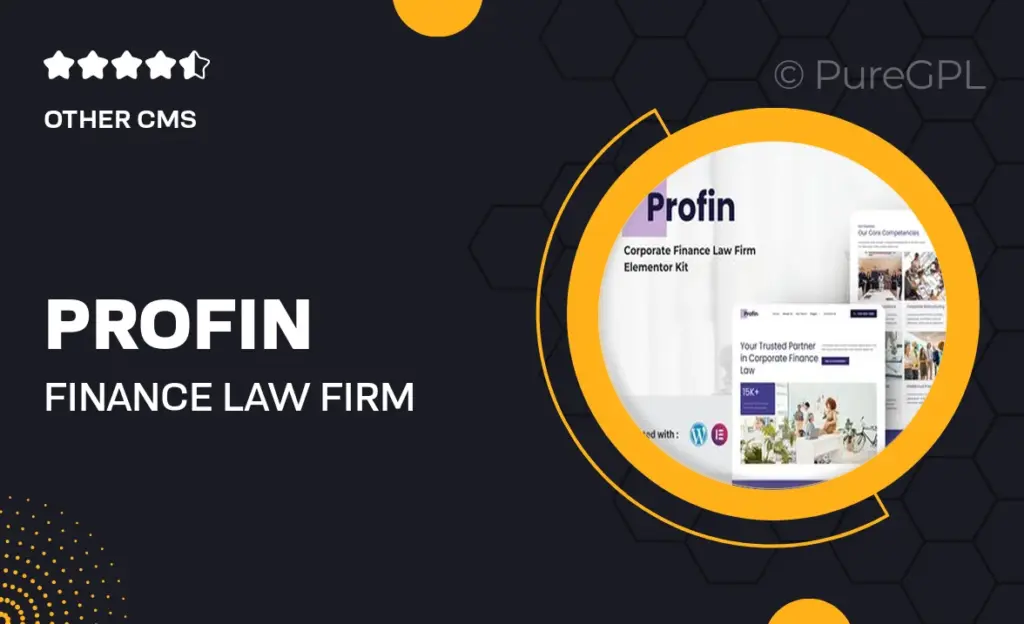 Profin – Finance Law Firm Elementor Template Kit 40 Profin – Finance Law Firm Elementor Template Kit