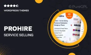 Prohire – Service Selling Marketplace WordPress