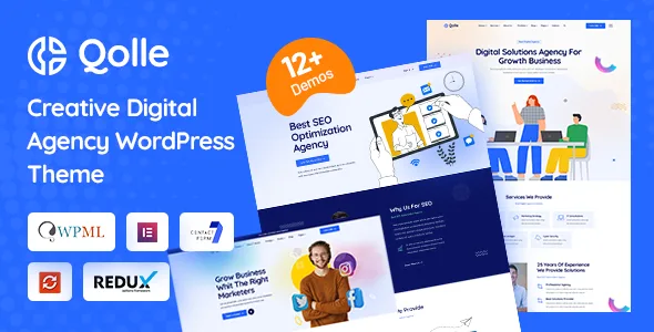 qolle digital marketing agency wordpress theme 1