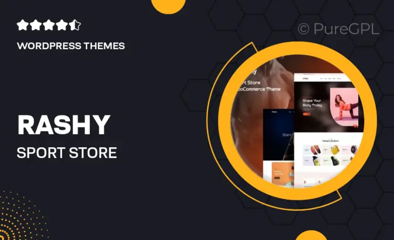 rashy sport store woocommerce theme