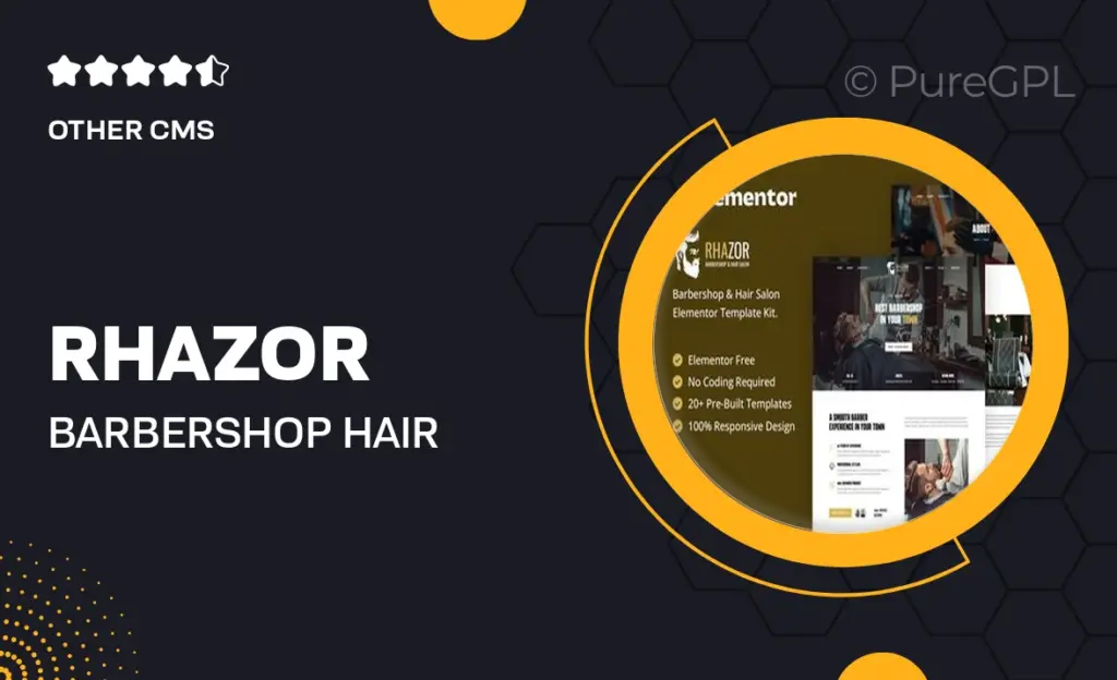 Rhazor – Barbershop & Hair Salon Elementor Template Kit 8 Rhazor – Barbershop & Hair Salon Elementor Template Kit