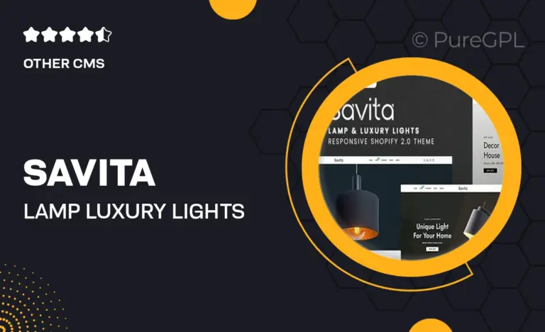 savita lamp luxury lights responsive shopify 2 0 theme