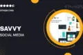 Savvy – Social Media Marketing Agency Elementor Template Kit