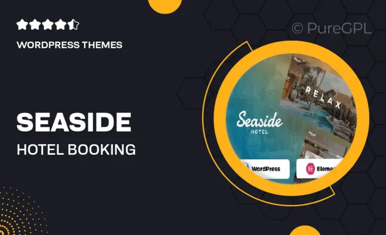 seaside hotel booking wordpress theme