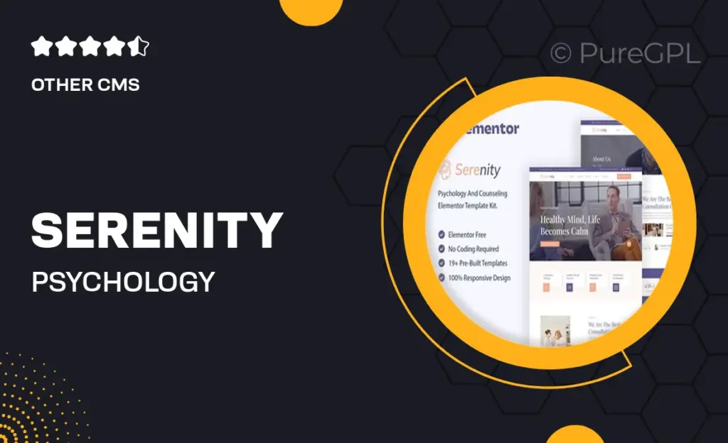 Serenity – Psychology & Counseling Elementor Template Kit 27 Serenity – Psychology & Counseling Elementor Template Kit