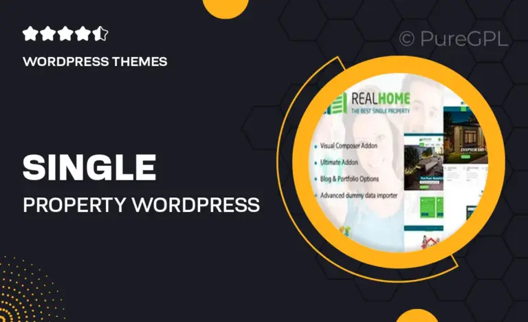 single property wordpress theme