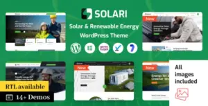 Solari – Ecology & Solar Energy WordPress Theme