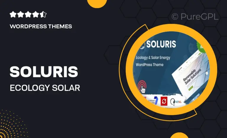 soluris ecology solar energy wordpress theme
