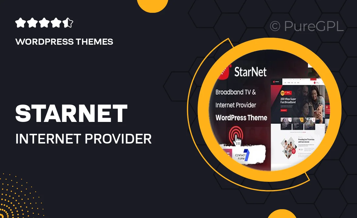 StarNet – Internet Provider WordPress Theme