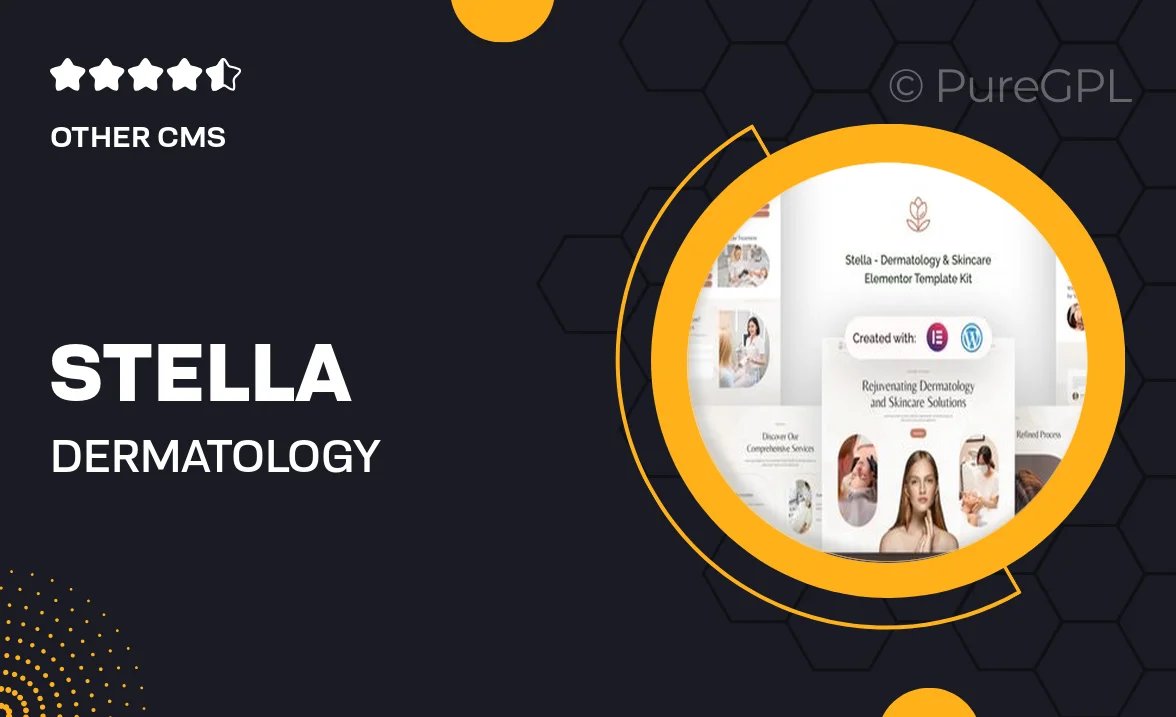 Stella – Dermatology & Skincare Elementor Template Kit