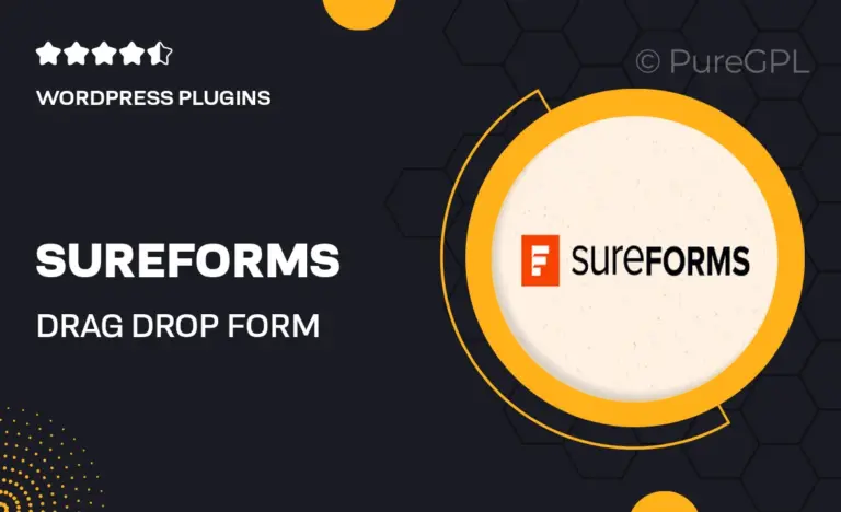 sureforms drag drop form builder for wordpress