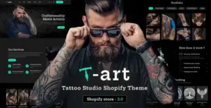 T Art – Shopify Tattoo Studio Theme