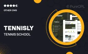 Tennisly – Tennis School & Sports Club Elementor Template Kit