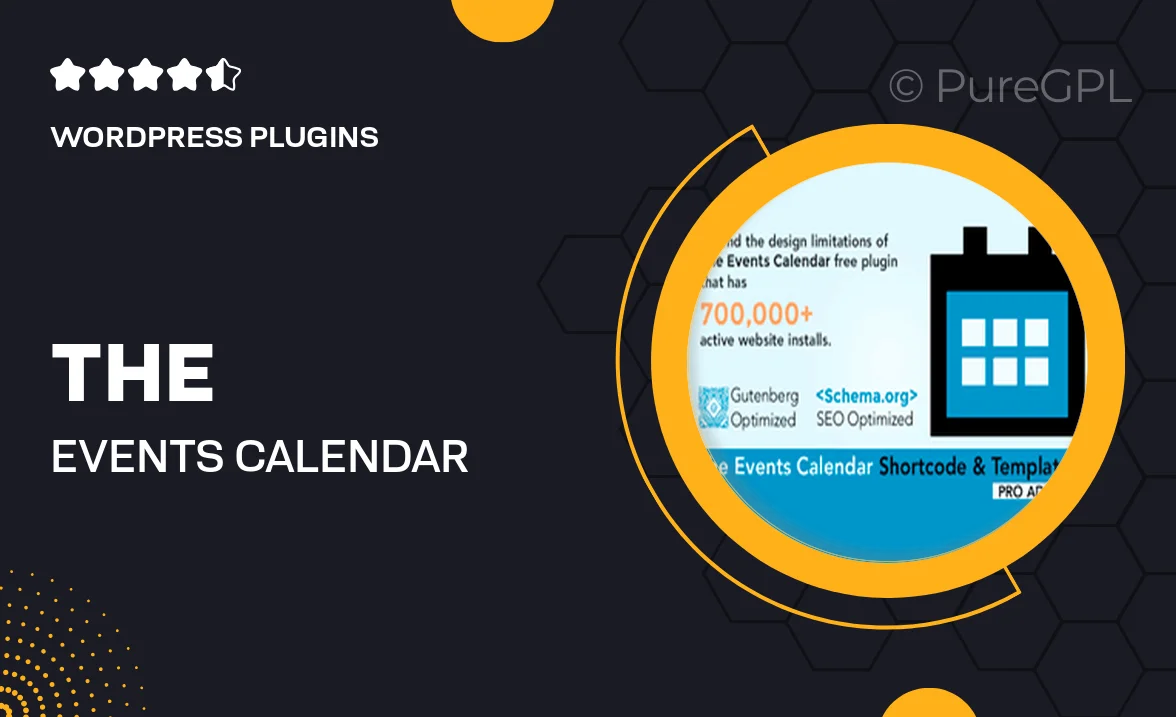 The Events Calendar Shortcode and Templates Pro