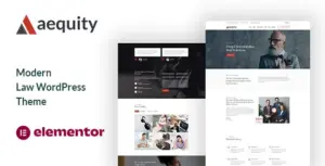 Themeforest | Aequity – Law WordPress Theme
