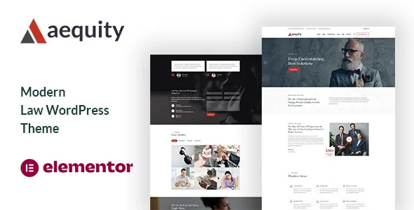 Themeforest | Aequity – Law WordPress Theme