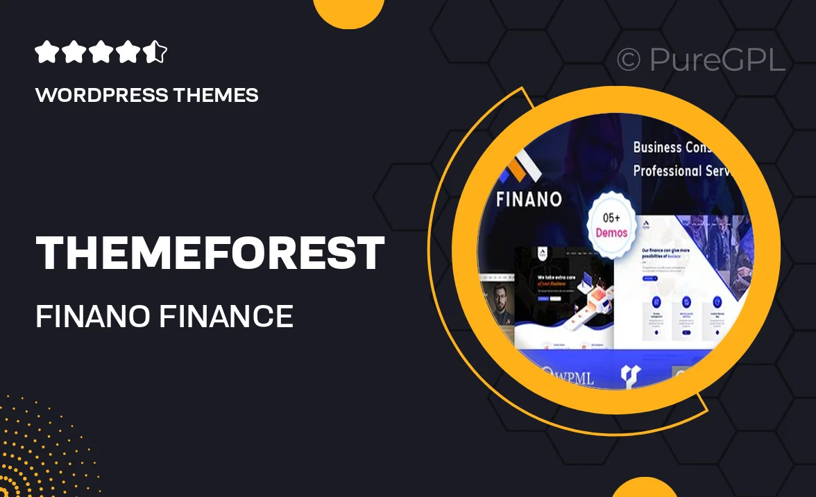 Themeforest | Finano – Finance WordPress