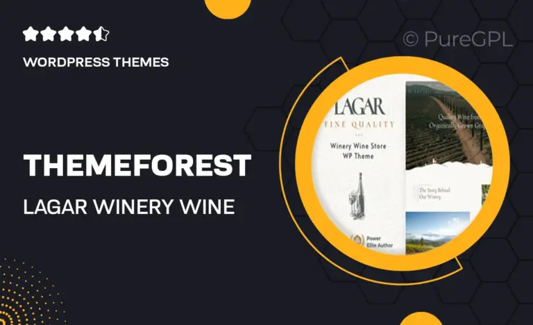 themeforest lagar winery wine shop