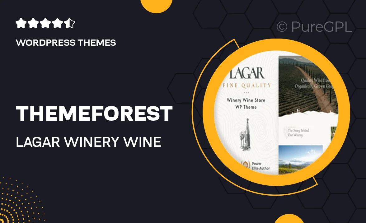 Themeforest | Lagar – Winery Wine Shop