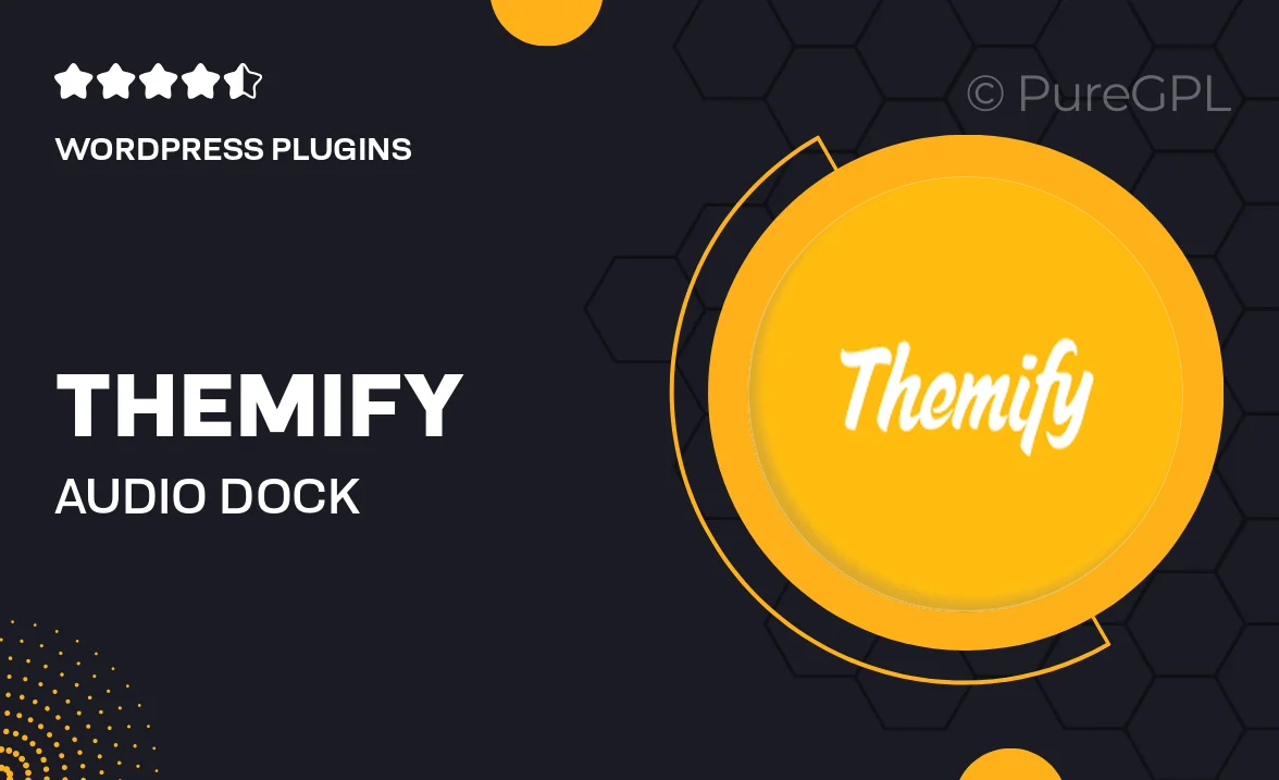 Themify | Audio Dock