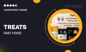Treats – Fast Food & Restaurant WordPress Theme