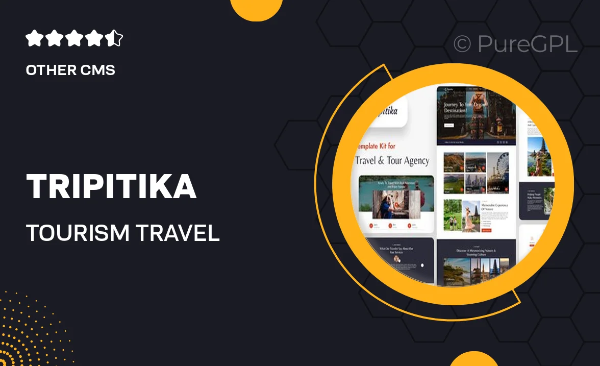 Tripitika – Tourism & Travel Agency Elementor Template Kit