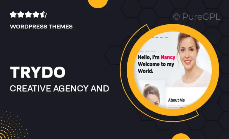 trydo creative agency and portfolio bootstrap template