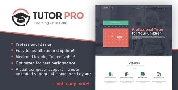 tutor pro education wordpress theme 1