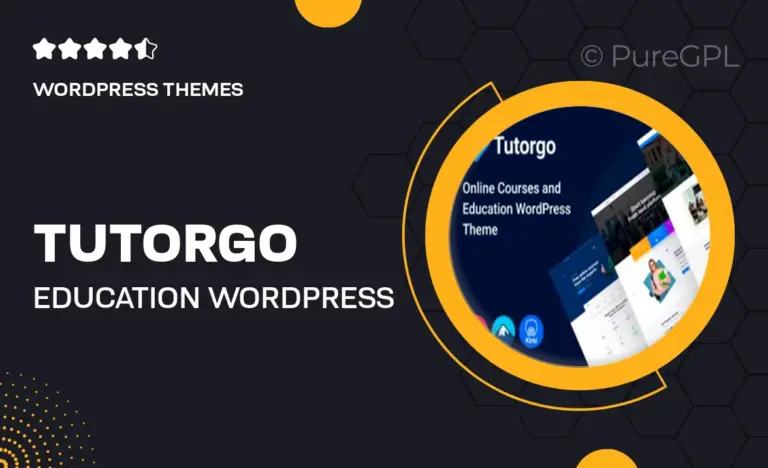 tutorgo education wordpress theme