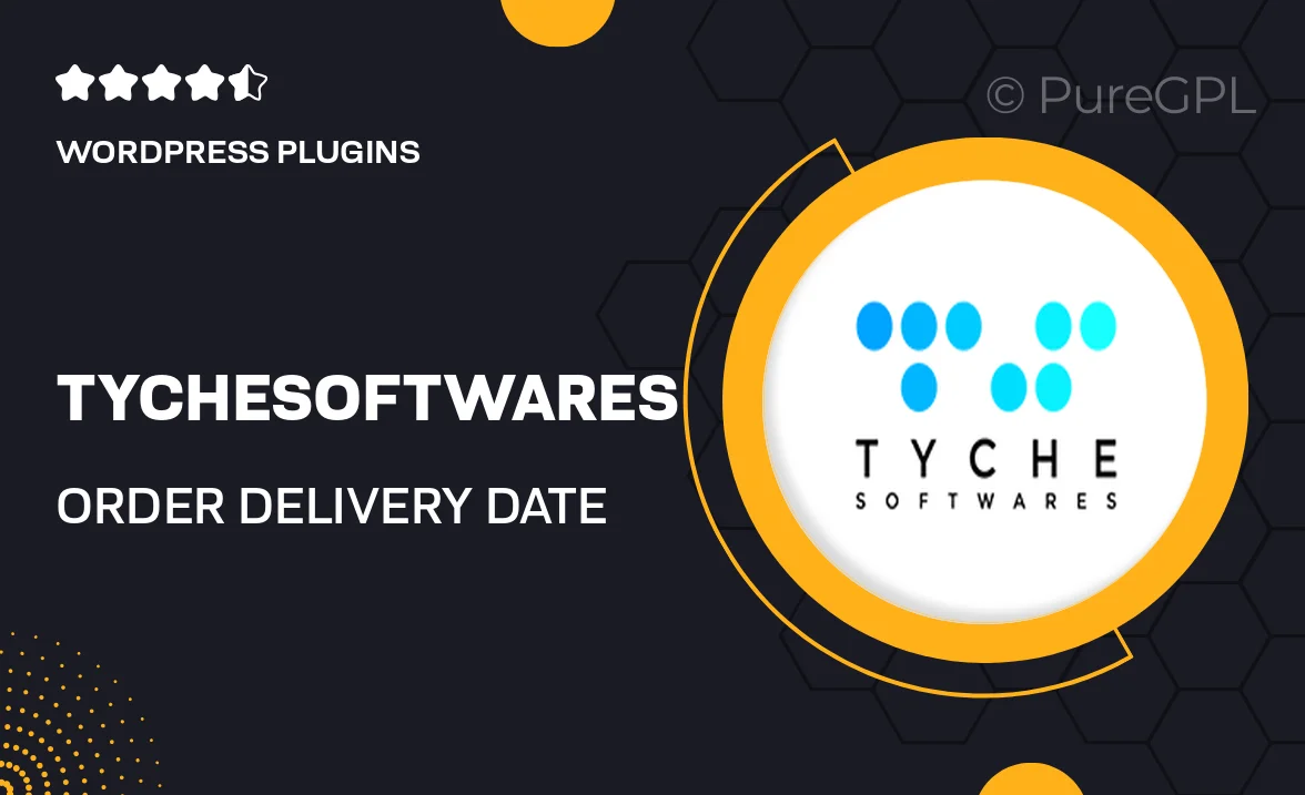 Tychesoftwares | Order Delivery Date Pro for WooCommerce