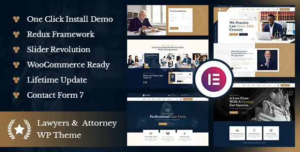 Ukilo – Law & Lawyer WordPress Theme