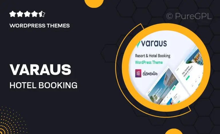 varaus hotel booking wordpress theme