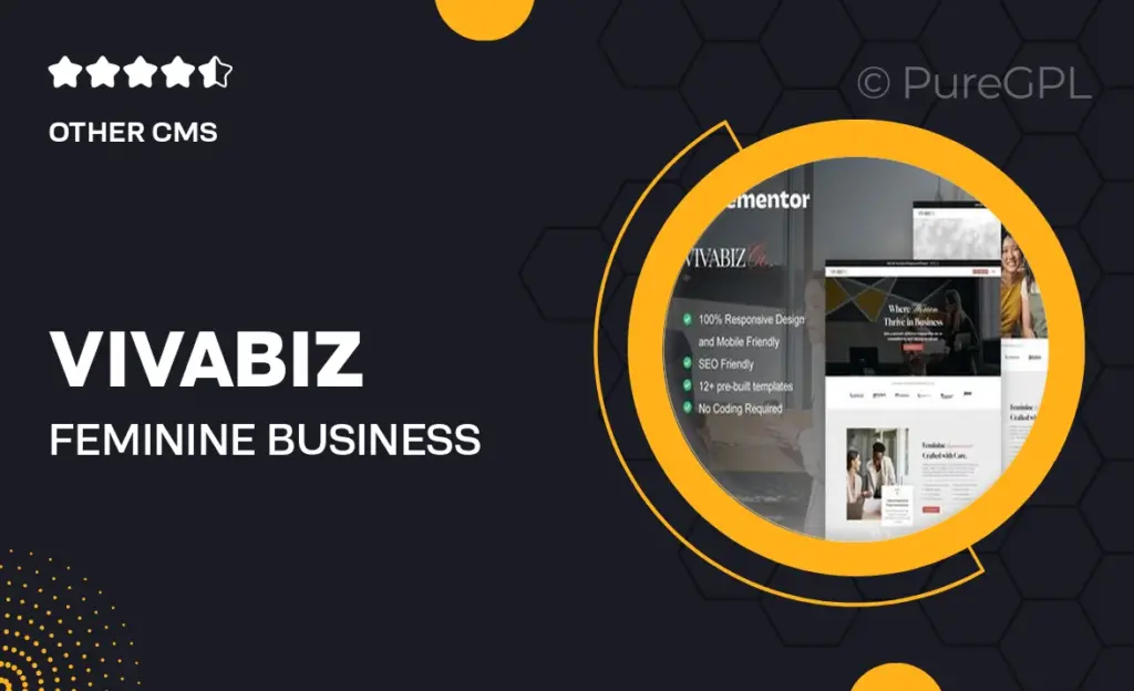 Vivabiz – Feminine Business Coaching Elementor Template Kit 13 Vivabiz – Feminine Business Coaching Elementor Template Kit