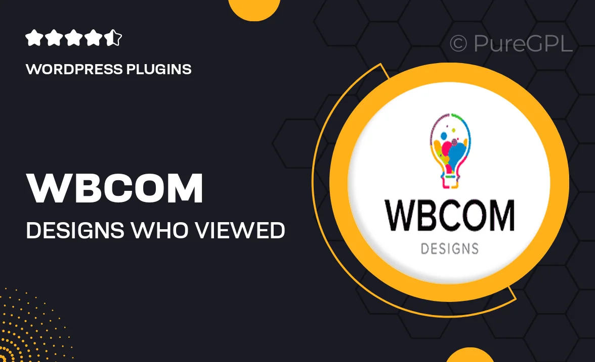 Wbcom Designs | Who Viewed My Profile