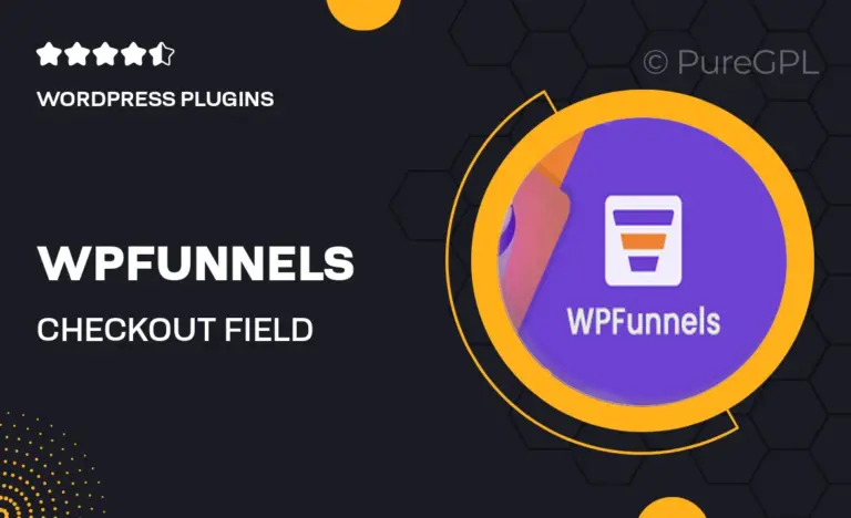 wpfunnels checkout field editor checkoutify