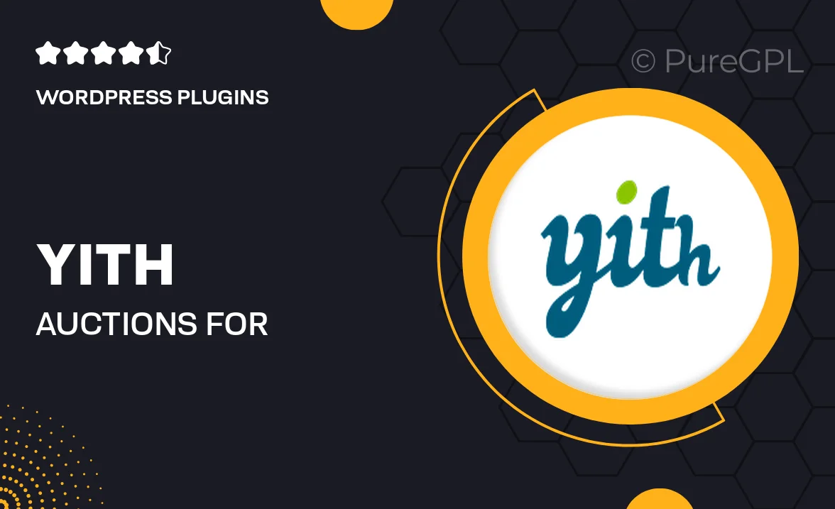 Yith | Auctions for WooCommerce