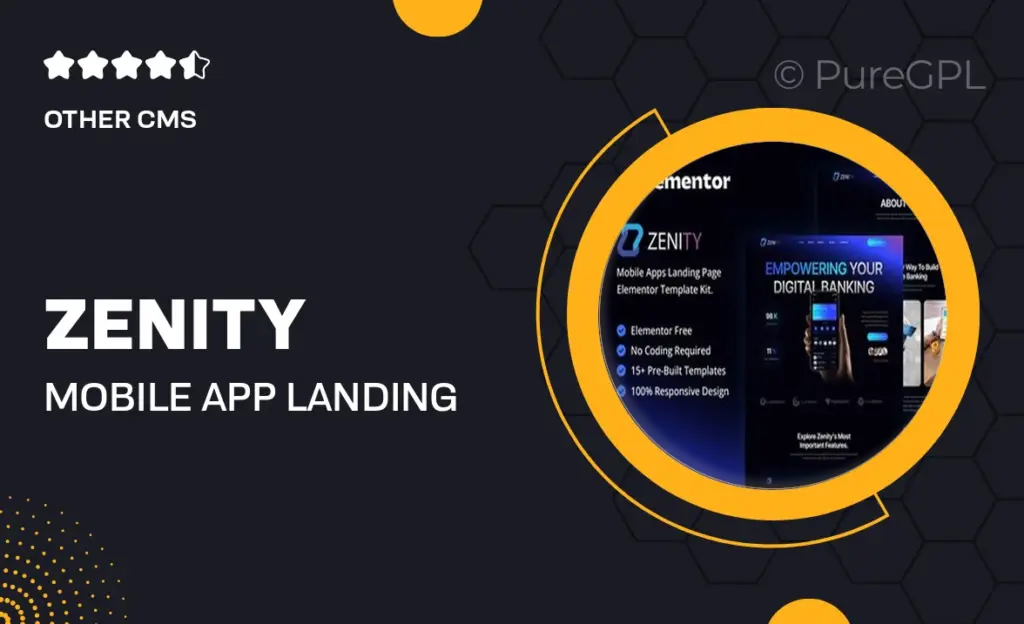Zenity – Mobile App Landing Page Elementor Template Kit 10 Zenity – Mobile App Landing Page Elementor Template Kit