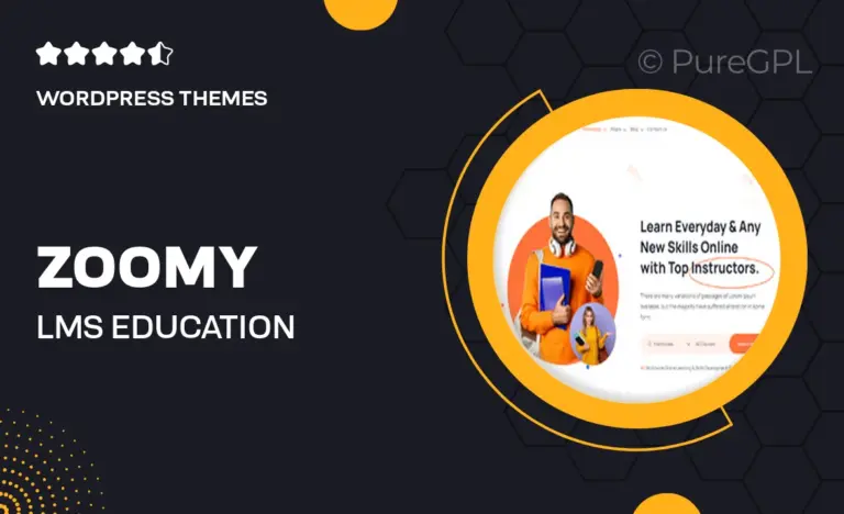 zoomy lms education wordpress theme