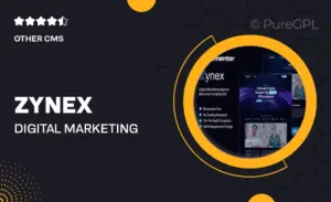 Zynex – Digital Marketing Agency Elementor Template Kit
