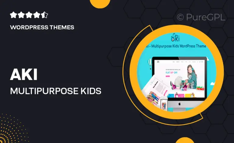 aki multipurpose kids wordpress theme