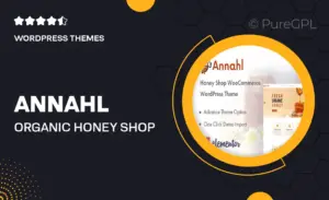 Annahl – Organic & Honey Shop WordPress Theme