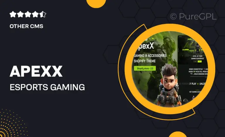 apexx esports gaming store shopify theme