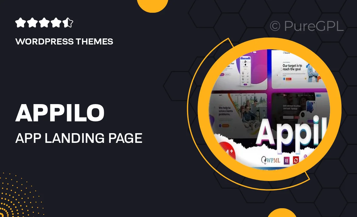 Appilo – App Landing Page WordPress Theme