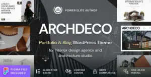 Archdeco – Architecture & Interior Design Agency Portfolio WordPress Theme