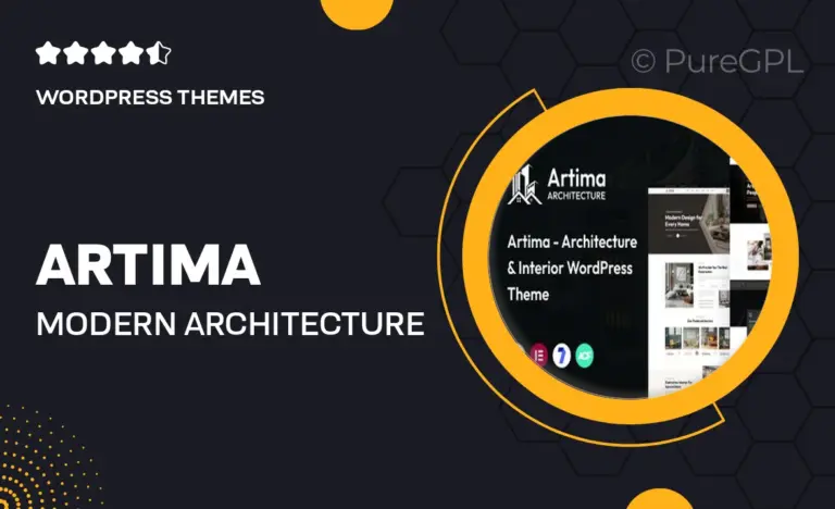 artima modern architecture interior wordpress theme