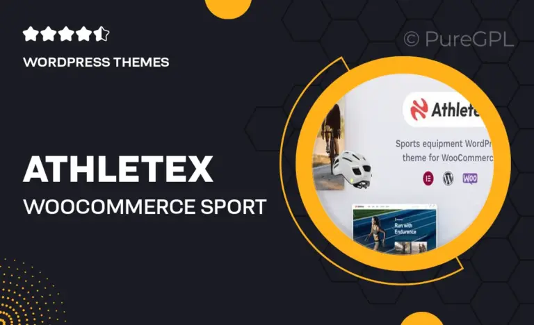 athletex woocommerce sport equipment theme